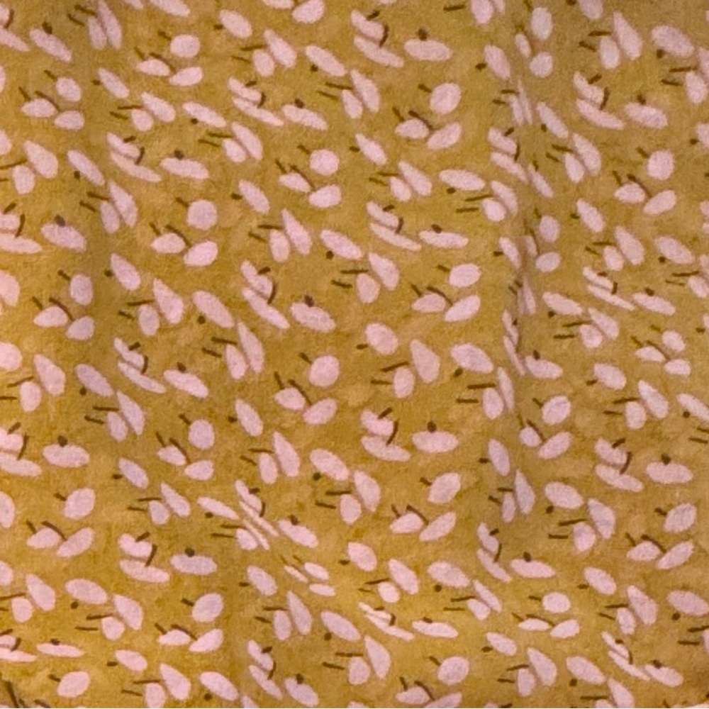 Mustard Patterned Blouse - Picture 3 of 5